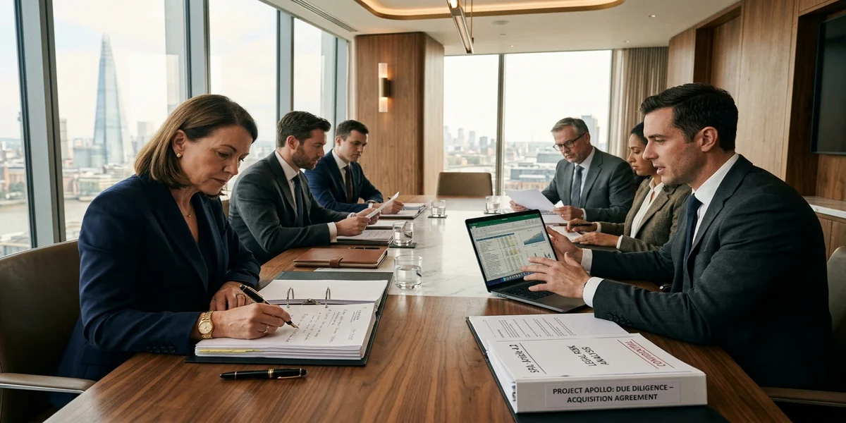 Due Diligence Minucioso en Compra y Venta de Empresas (M&A)